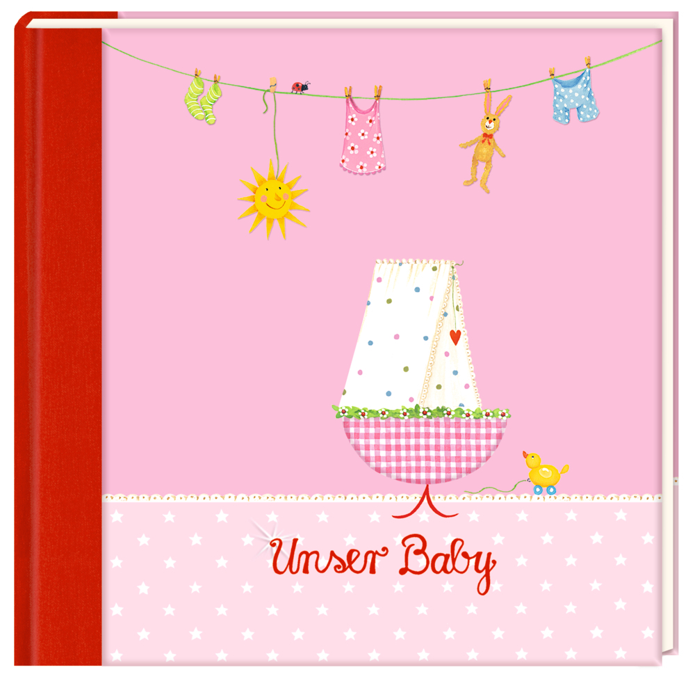 Cover: 4050003923963 | Eintragalbum - Unser Baby (rosa) | Eintragalbum | Anne Mußenbrock