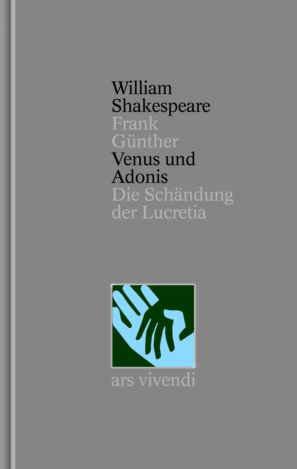 Cover: 9783897161948 | Venus und Adonis - Die Schändung der Lucretia - Nichtdramatische...