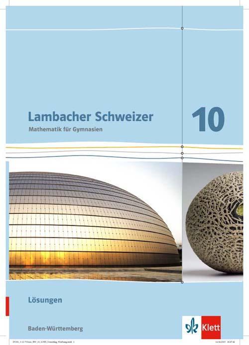 Cover: 9783127353235 | Lambacher Schweizer. Lösungen 10. Schuljahr. Baden-Württemberg | 2016