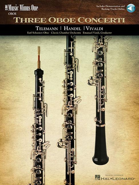 Cover: 9781596153486 | Three Oboe Concerti | Teleman Handel Vivaldi | Wolfgang Amadeus Mozart