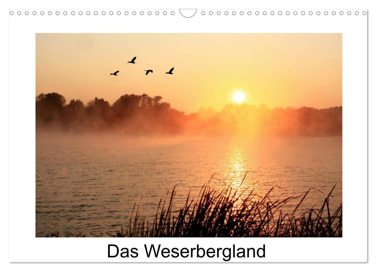 Cover: 9783383613135 | Das Weserbergland (Wandkalender 2024 DIN A3 quer), CALVENDO...