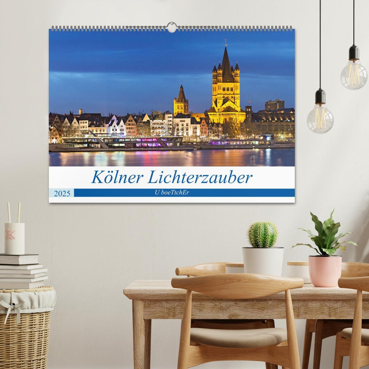 Bild: 9783435176229 | KÖLNER LICHTERZAUBER (Wandkalender 2025 DIN A2 quer), CALVENDO...