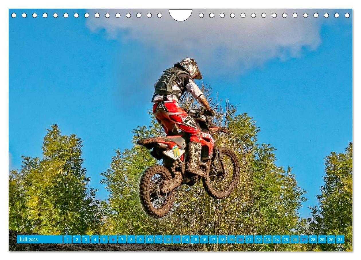 Bild: 9783435591473 | Motocross - mit vollem Risiko (Wandkalender 2025 DIN A4 quer),...