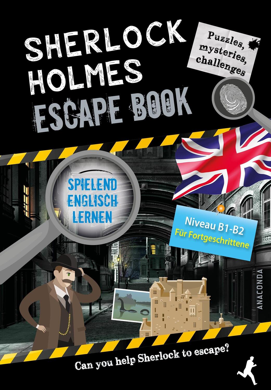 Cover: 9783730611555 | Sherlock Holmes Escape Book. Spielend Englisch lernen - für...