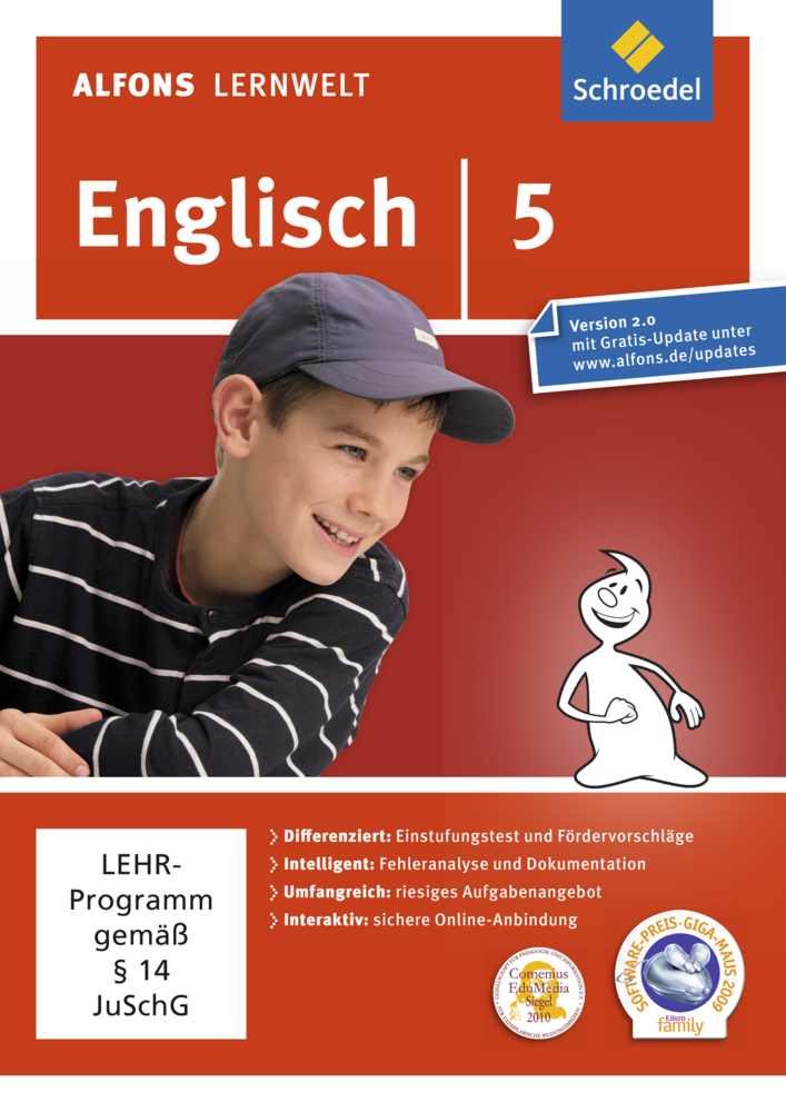 Cover: 9783507602236 | Alfons Lernwelt Lernsoftware Englisch - aktuelle Ausgabe, DVD-ROM
