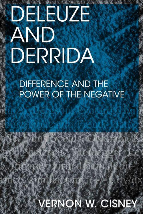 Cover: 9781474462617 | Deleuze and Derrida | Difference and the Power of the Negative | Buch