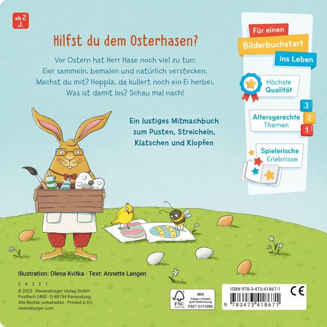 Bild: 9783473418671 | Stups Herrn Hase auf die Nase | Mein Oster-Mitmachbuch | Langen | Buch