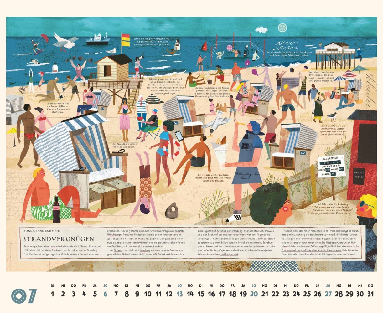 Bild: 4250809653563 | DUMONT - Martin Haake: Am Meer 2025 Wandkalender, 52x42,5cm,...