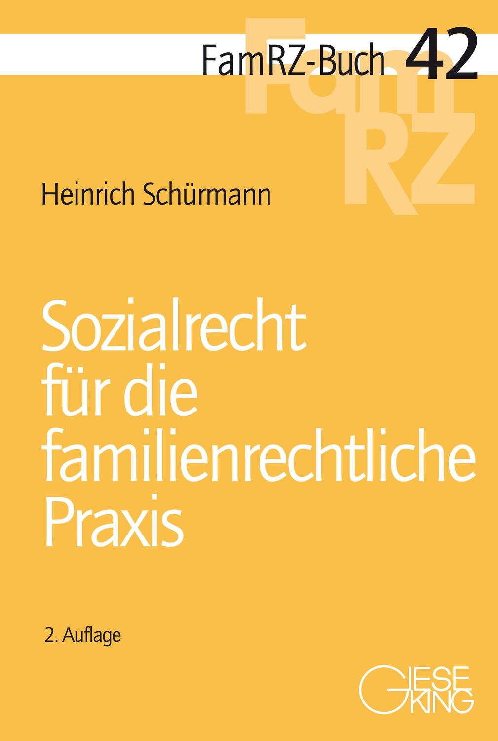 Cover: 9783769412567 | Sozialrecht für die familienrechtliche Praxis | Heinrich Schürmann