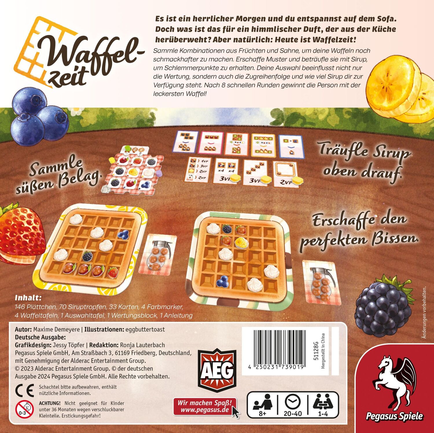 Bild: 4250231739019 | Waffelzeit | Spiel | 51128G | Deutsch | 2024 | Pegasus Spiele GmbH