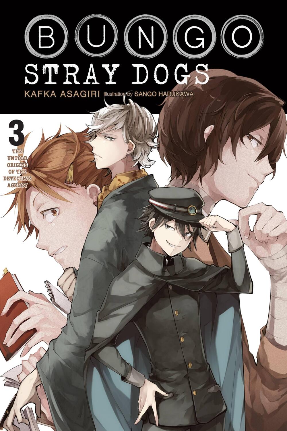 Cover: 9781975303266 | Bungo Stray Dogs, Vol. 3 (Light Novel): The Untold Origins of the...