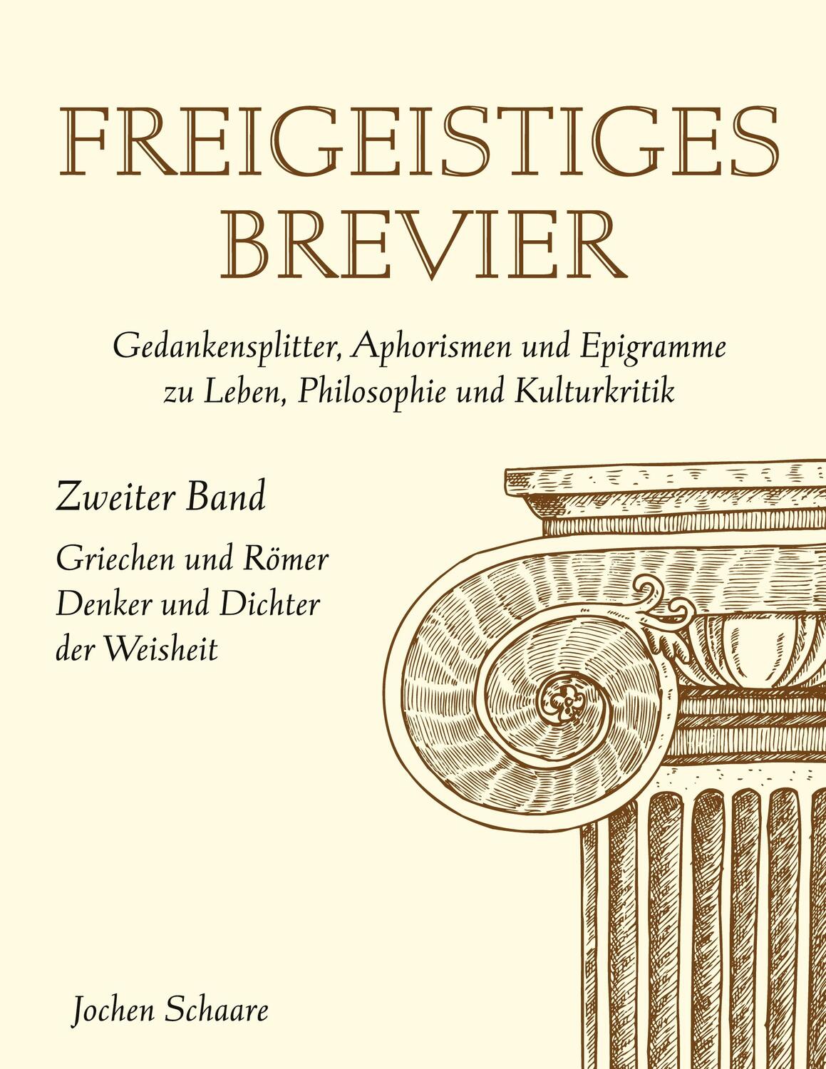 Cover: 9783753484891 | Freigeistiges Brevier | Joachim Schaare | Taschenbuch | Paperback