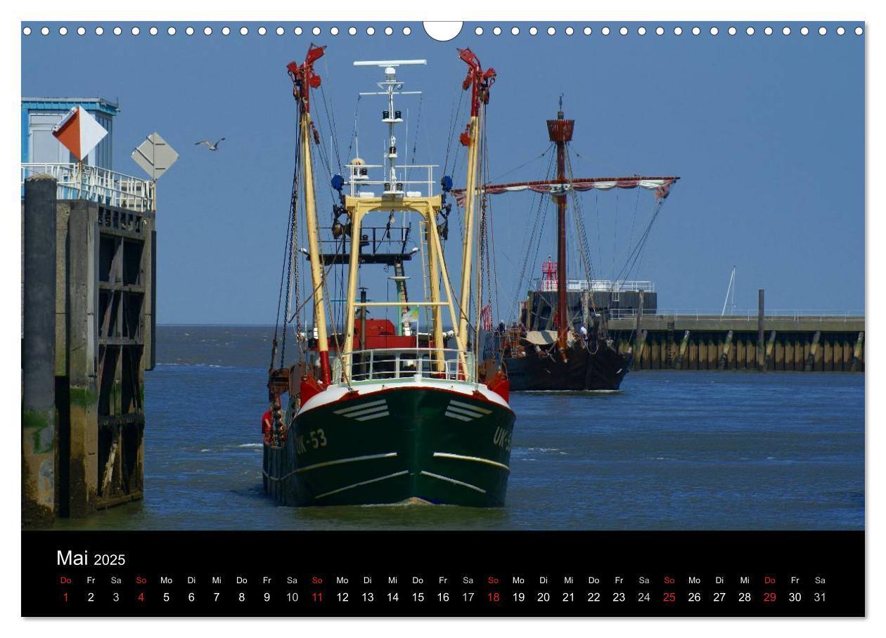 Bild: 9783435764754 | Cuxhaven an der Nordsee (Wandkalender 2025 DIN A3 quer), CALVENDO...