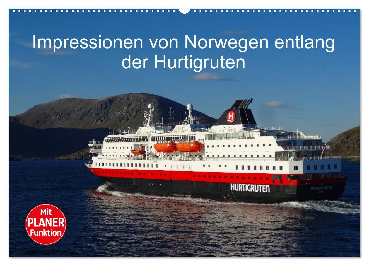 Cover: 9783435412020 | Impressionen von Norwegen entlang der Hurtigruten (Wandkalender...