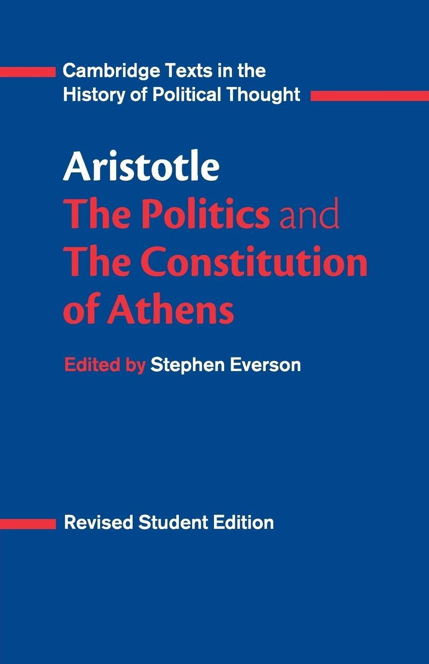Cover: 9780521484008 | Aristotle | The Politics and the Constitution of Athens | Everson
