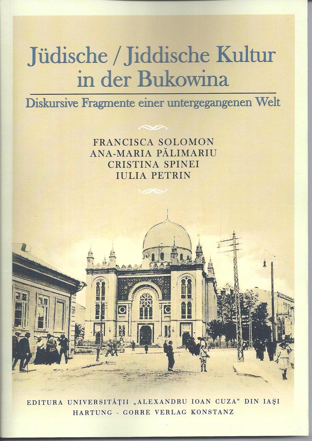 Cover: 9783866286887 | Jüdische / Jiddische Kultur in der Bukowina | Solomon (u. a.) | Buch