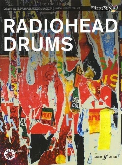 Cover: 9780571536603 | Radiohead - Drums | Drum Chart with Audio CD | "Radiohead" | Bundle