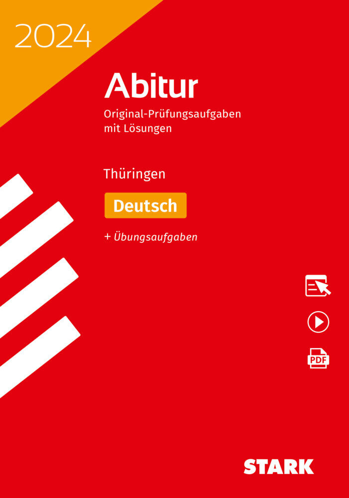 Cover: 9783849059330 | STARK Abiturprüfung Thüringen 2024 - Deutsch, m. 1 Buch, m. 1 Beilage