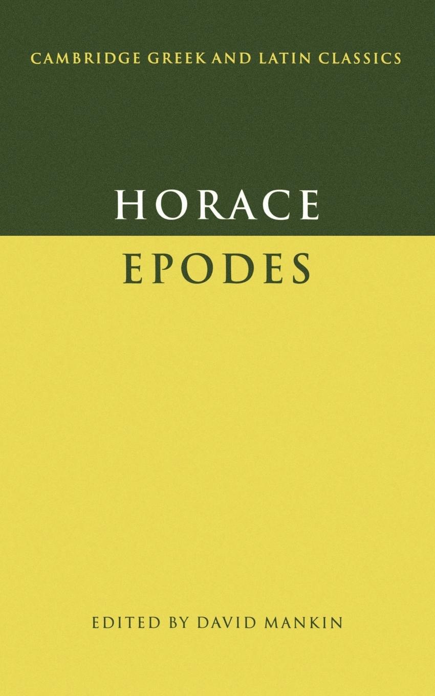 Cover: 9780521397742 | Horace | Epodes | David Mankin | Taschenbuch | Paperback | Englisch