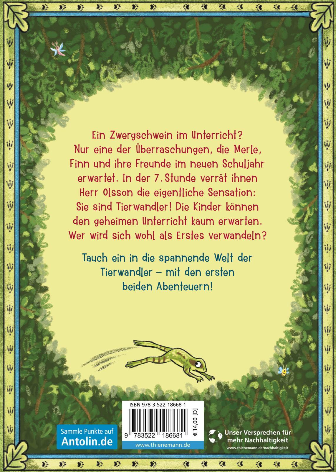 Rückseite: 9783522186681 | Die Tierwandler: Siebte Stunde Verwandlungskunde | Martina Baumbach