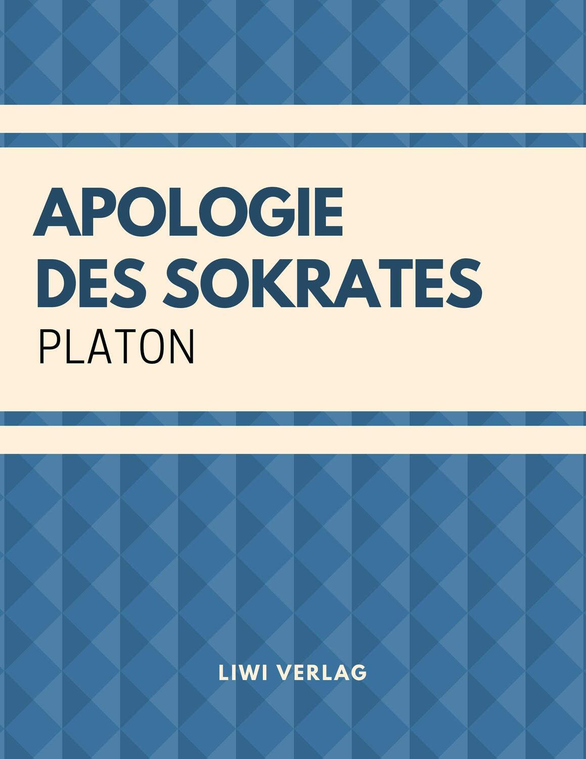 Cover: 9783965420809 | Apologie des Sokrates | Platon | Taschenbuch | Paperback | Deutsch