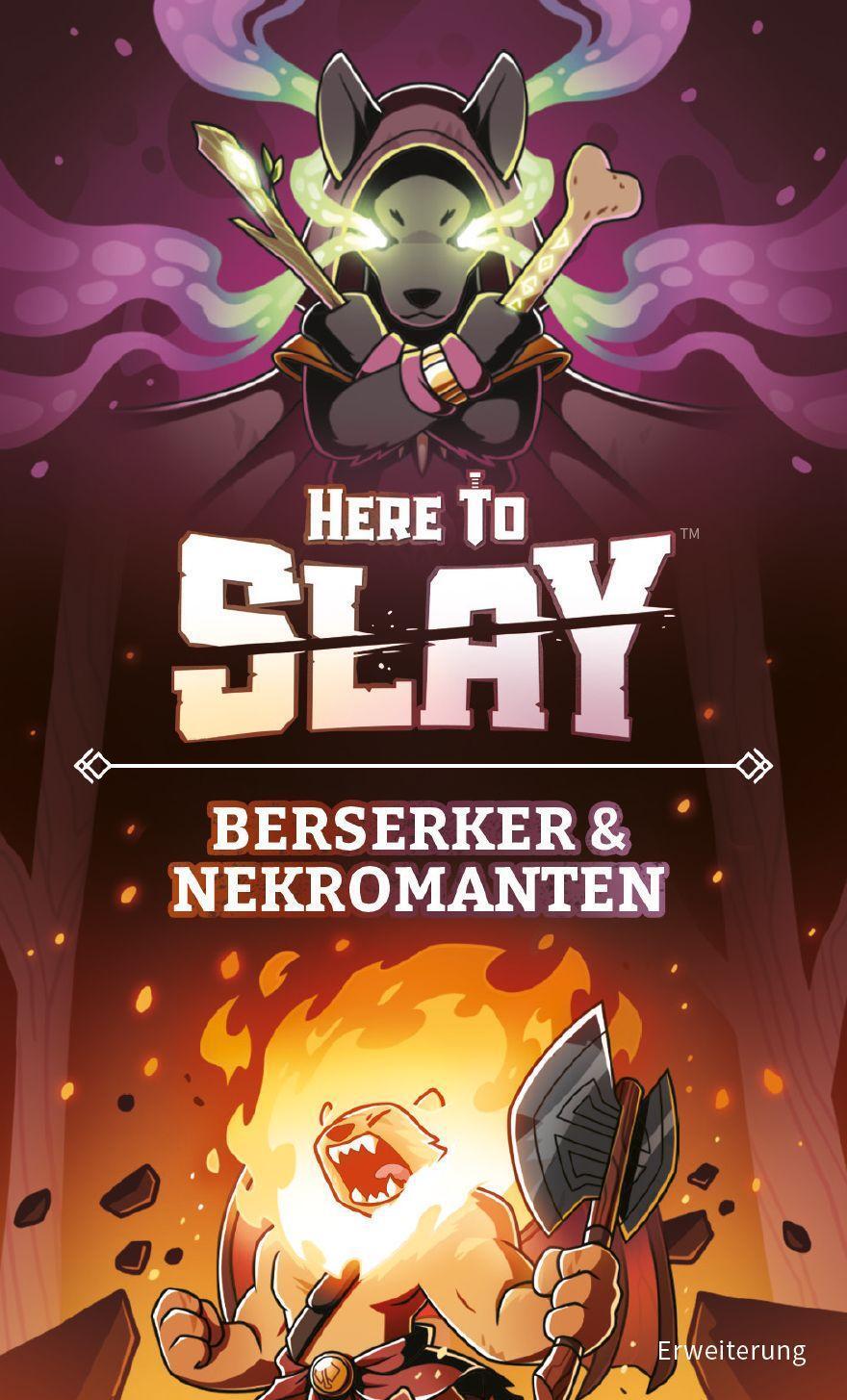 Cover: 3558380118633 | Here to Slay - Berserker &amp; Nekromanten | Ramy Badie | Spiel | TTUD0017