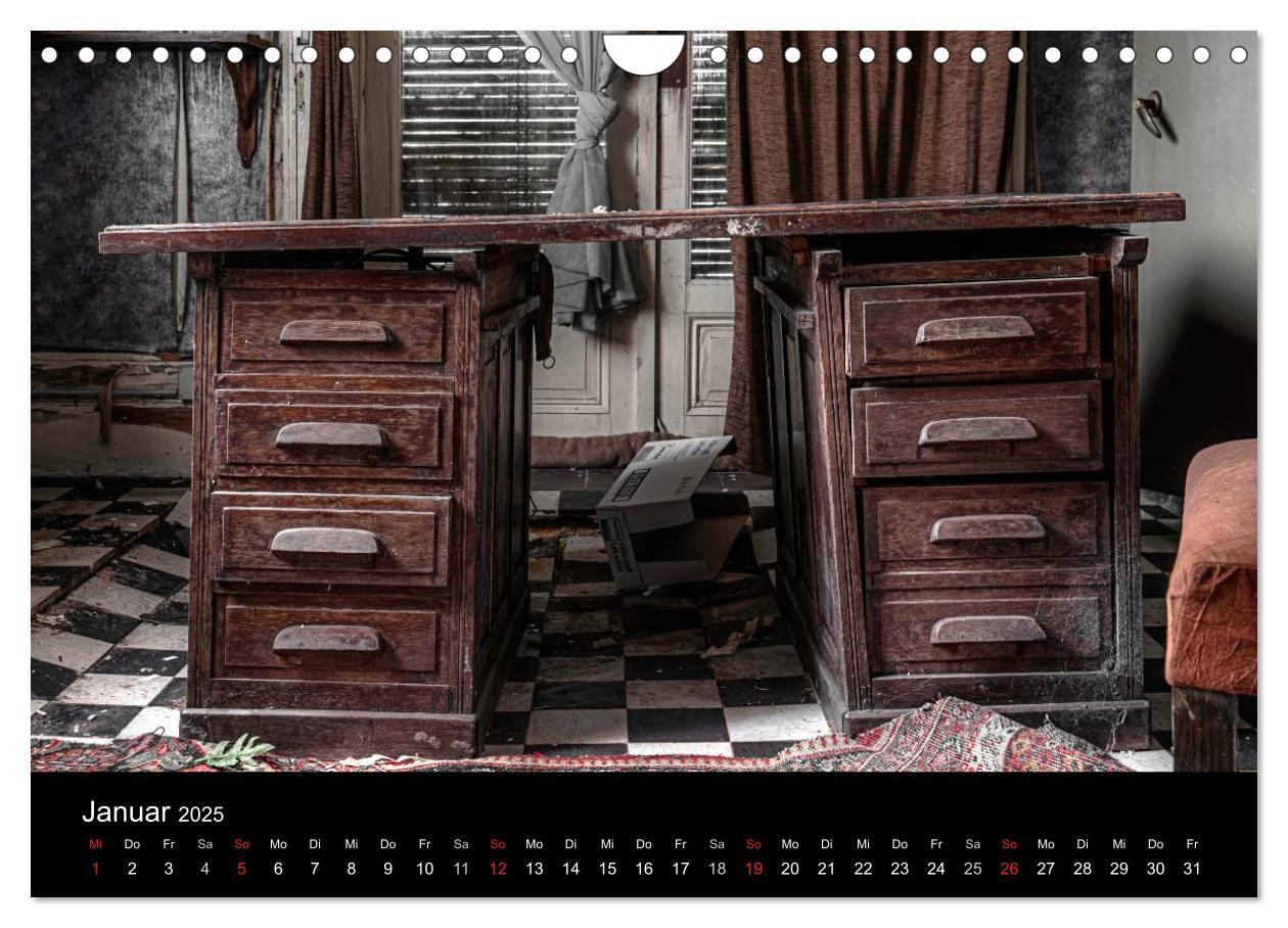 Bild: 9783435773107 | Geheimnisvolle Orte - Lost Places (Wandkalender 2025 DIN A4 quer),...