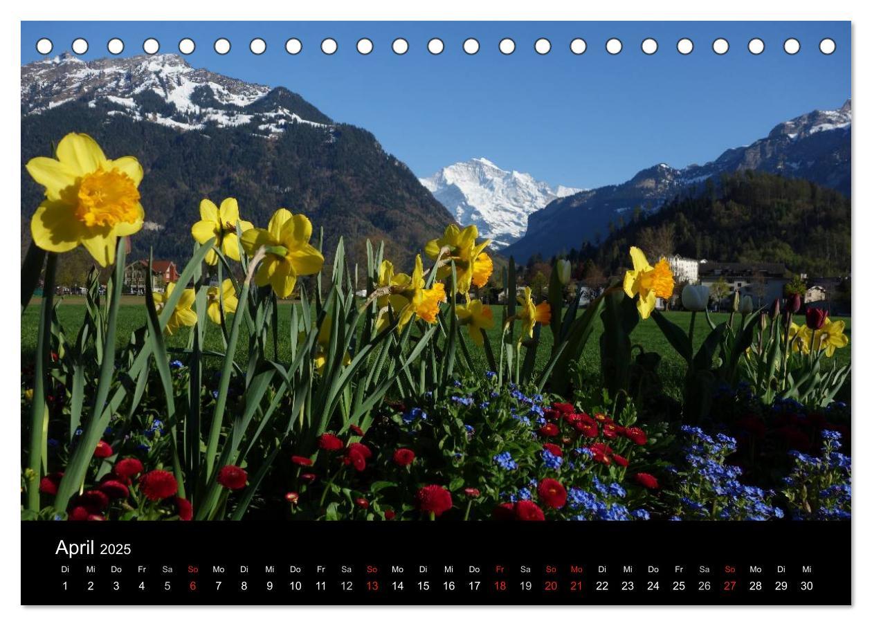 Bild: 9783435769797 | Berner Oberland (Tischkalender 2025 DIN A5 quer), CALVENDO...