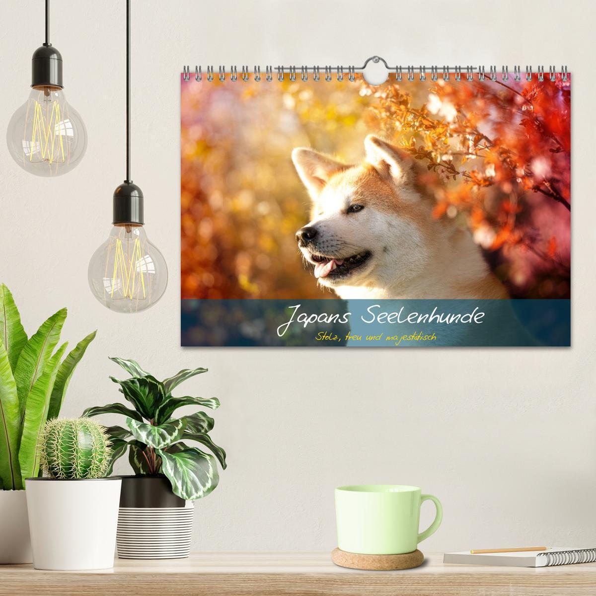 Bild: 9783435102235 | Japans Seelenhunde (Wandkalender 2025 DIN A4 quer), CALVENDO...