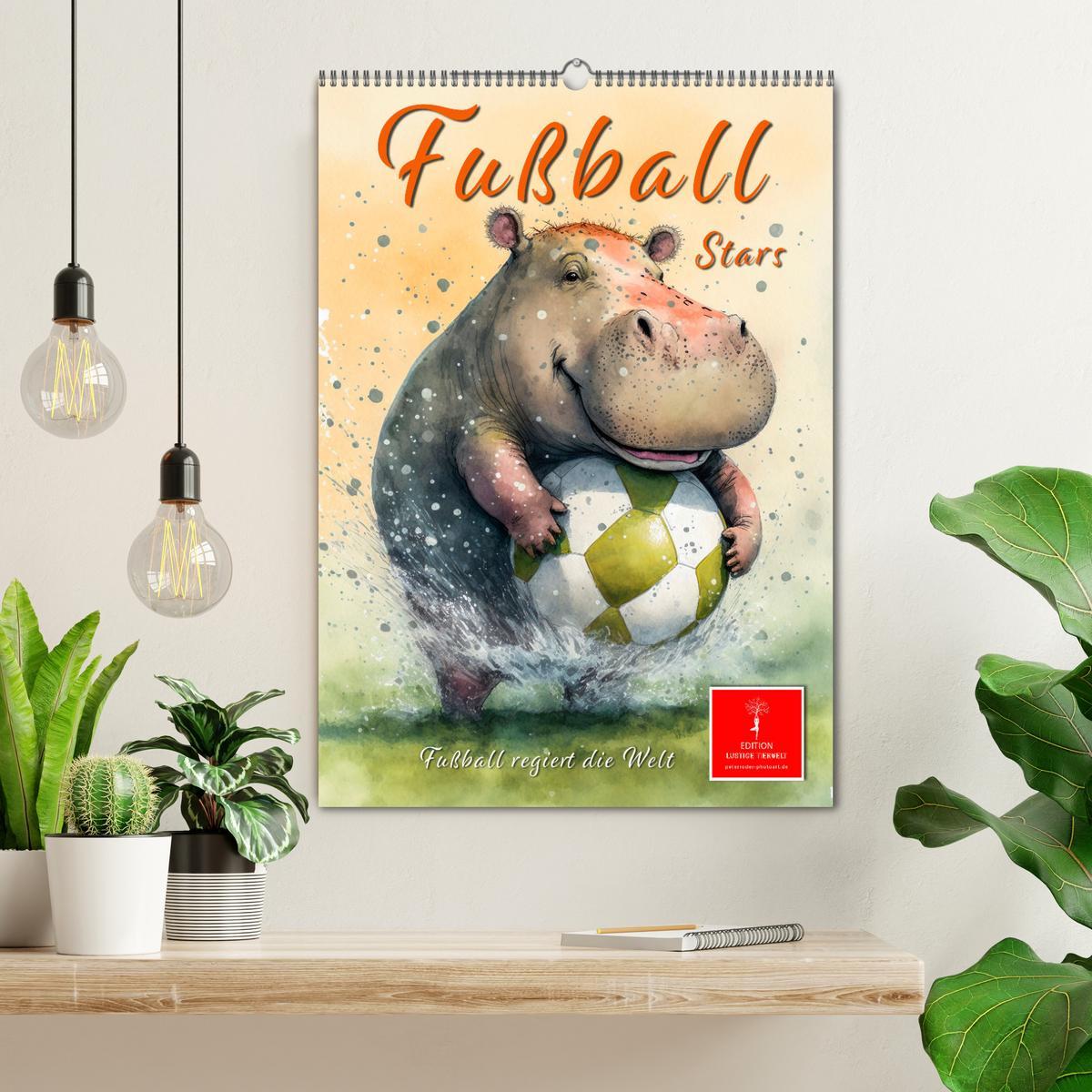 Bild: 9783435884360 | Fußball Stars - Fußball regiert die Welt (Wandkalender 2025 DIN A2...