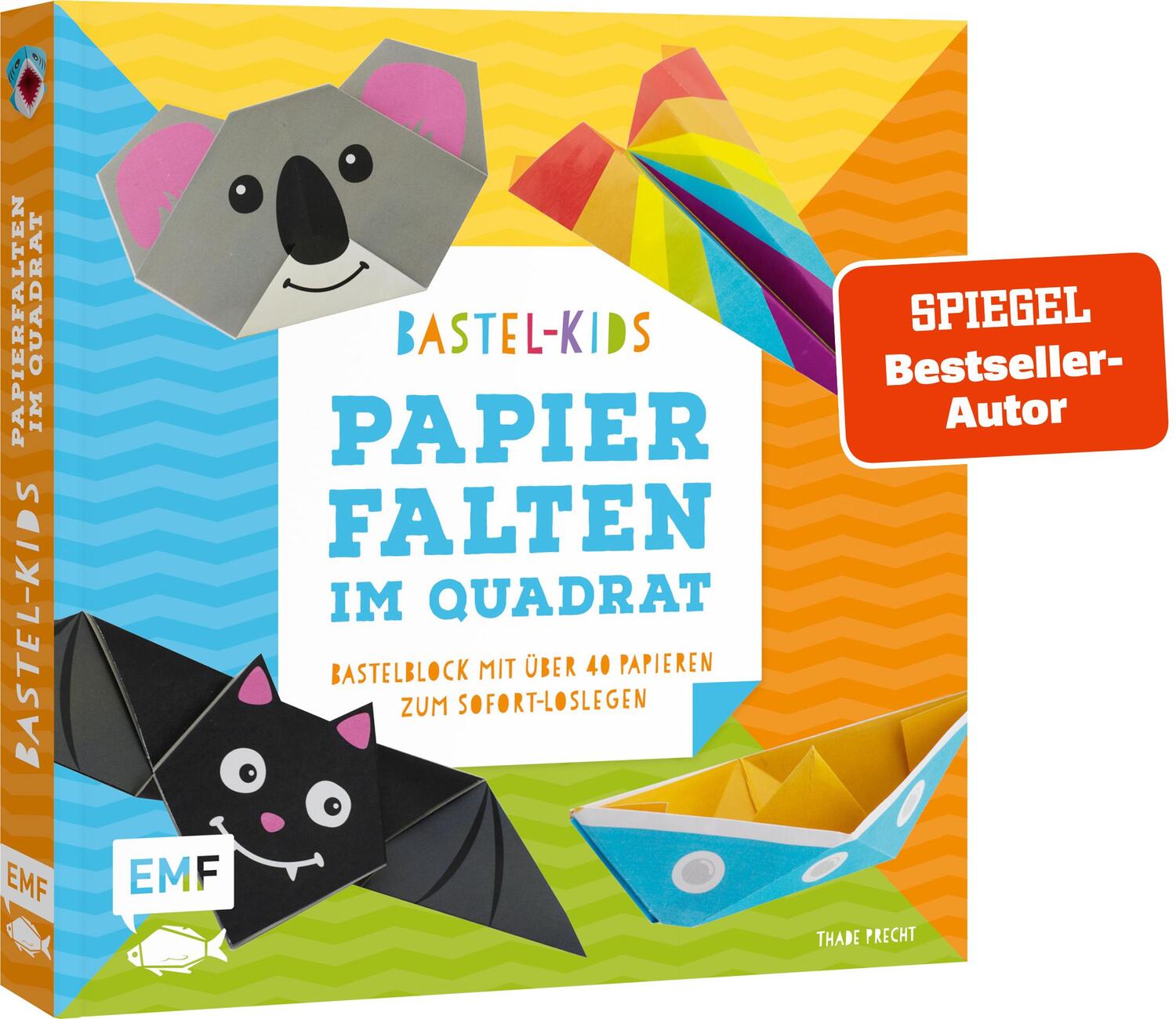 Cover: 9783863557898 | Bastel-Kids - Papierfalten im Quadrat | Thade Precht | Taschenbuch