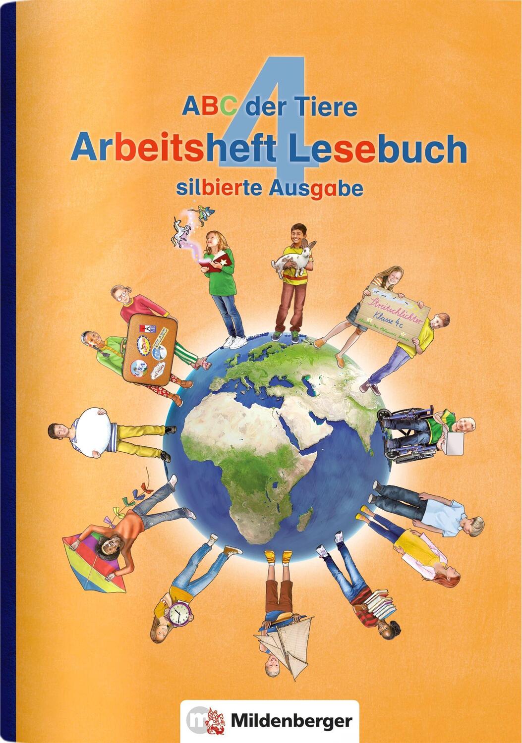 Cover: 9783619445820 | ABC der Tiere 4 - Arbeitsheft Lesebuch, silbierte Ausgabe ·...