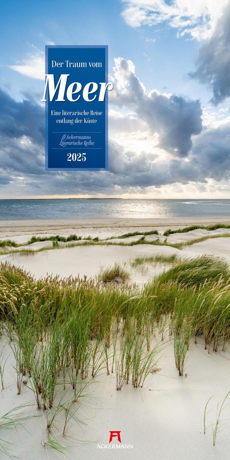 Cover: 9783838425764 | Der Traum vom Meer - Literatur-Kalender 2025 | Ackermann Kunstverlag