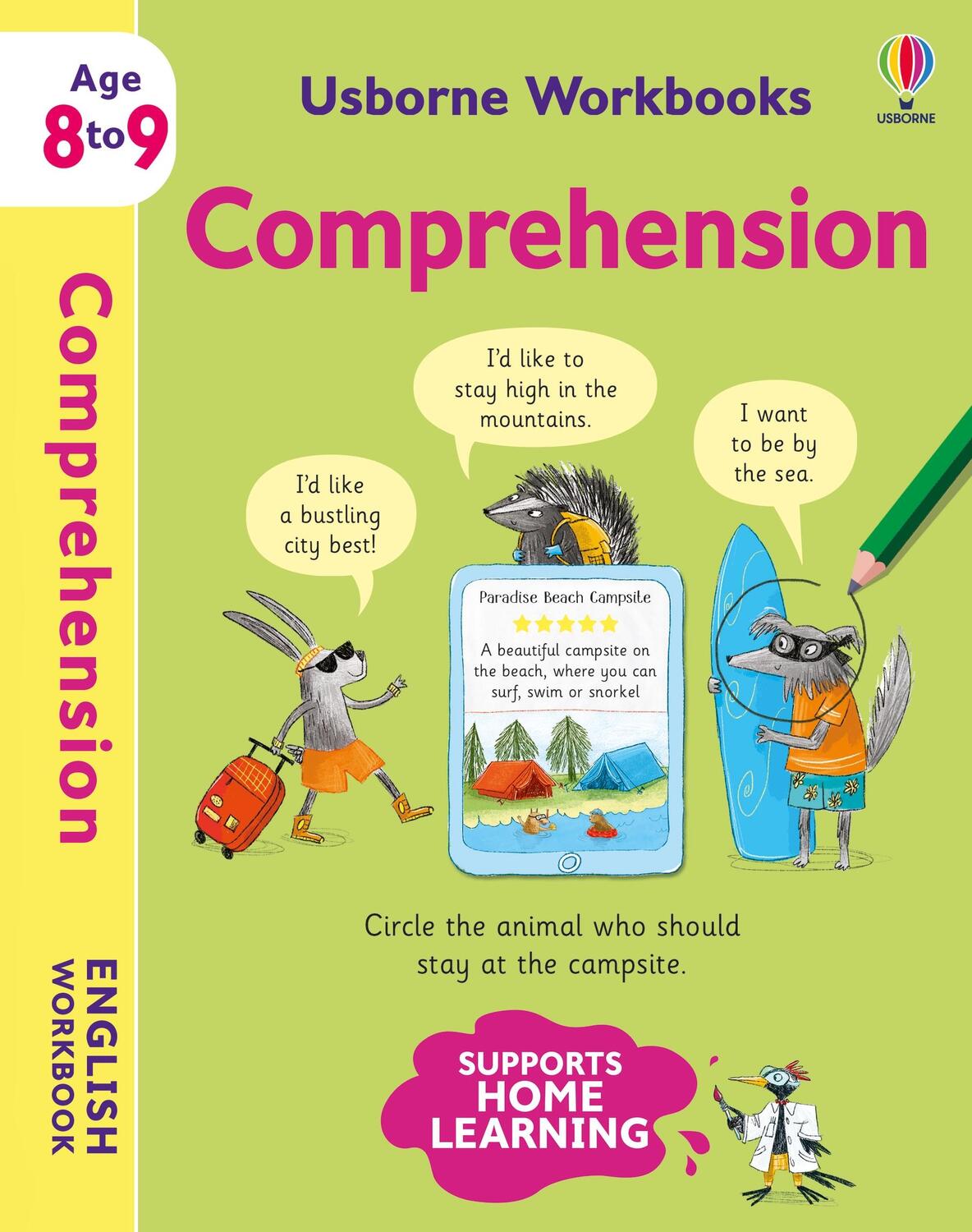 Cover: 9781801313490 | Usborne Workbooks Comprehension 8-9 | Caroline Young | Taschenbuch