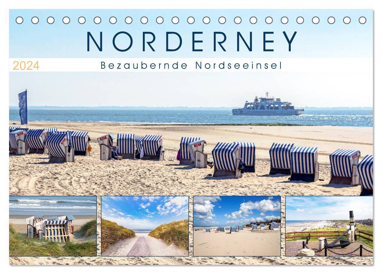 Cover: 9783675566460 | NORDERNEY Bezaubernde Nordseeinsel (Tischkalender 2024 DIN A5...
