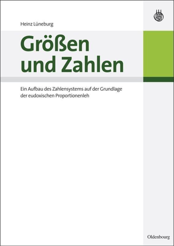 Cover: 9783486596793 | Größen und Zahlen | Heinz Lüneburg | Taschenbuch | Paperback | Deutsch