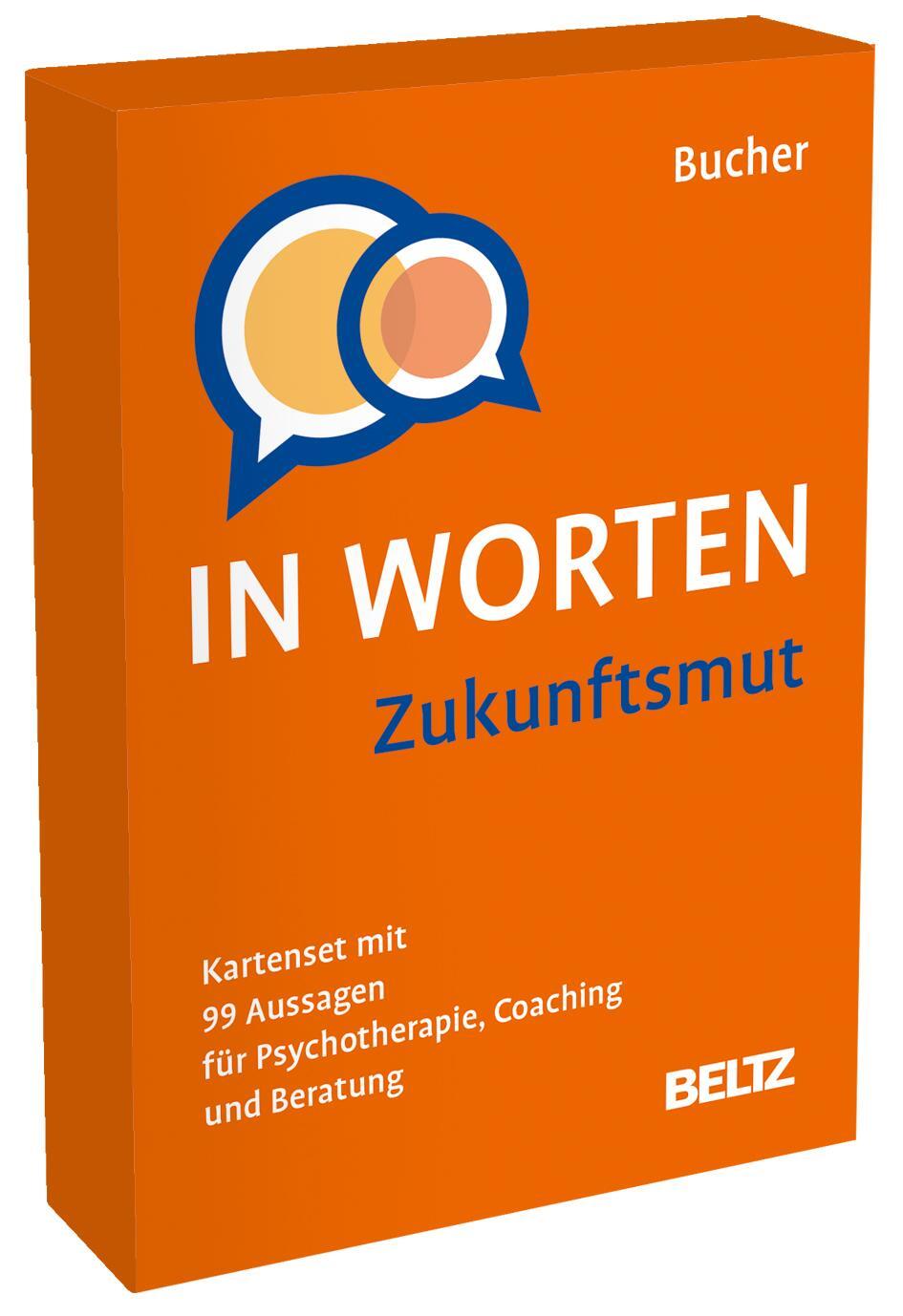 Cover: 4019172100742 | Zukunftsmut in Worten | Rike Bucher | Box | BeltzTherapiekarten | 2021