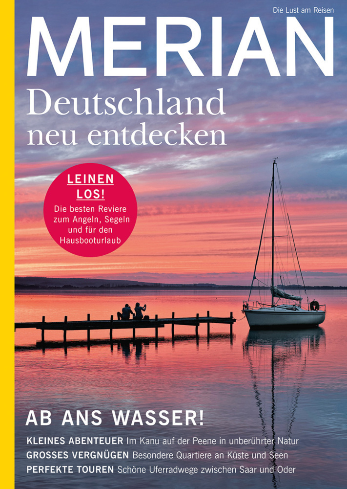 Cover: 9783834233059 | MERIAN Magazin Deutschland neu entdecken / Ab ans Wasser 08/21 | Buch