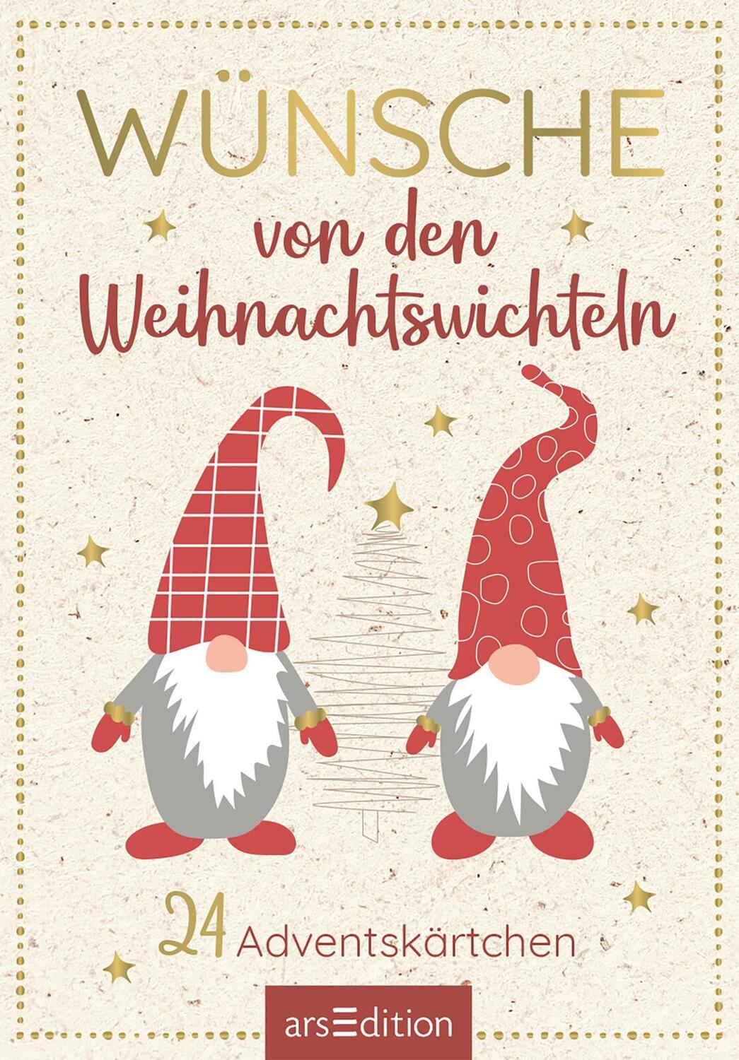 Bild: 9783845851242 | Wünsche von den Weihnachtswichteln | 24 Adventskärtchen | Taschenbuch