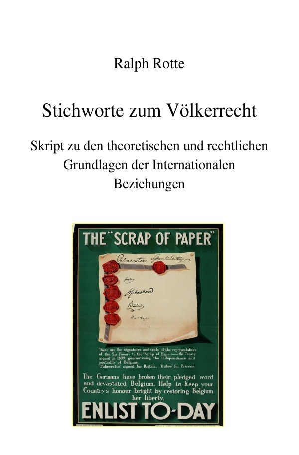 Cover: 9783737526807 | Stichworte zum Völkerrecht | Ralph Rotte | Taschenbuch | 316 S. | 2016