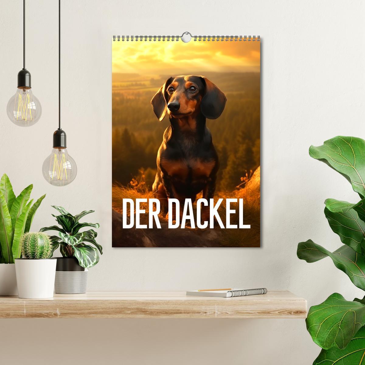 Bild: 9783435876785 | Der Dackel (Wandkalender 2025 DIN A3 hoch), CALVENDO Monatskalender