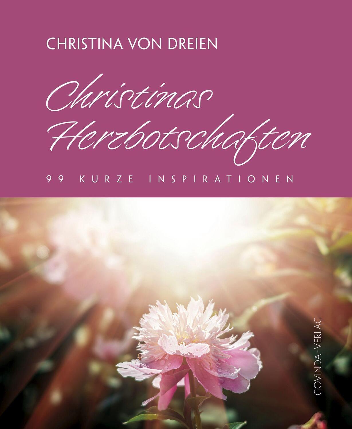 Bild: 9783905831894 | Christinas Herzbotschaften | 99 kurze Inspirationen | Dreien | Buch