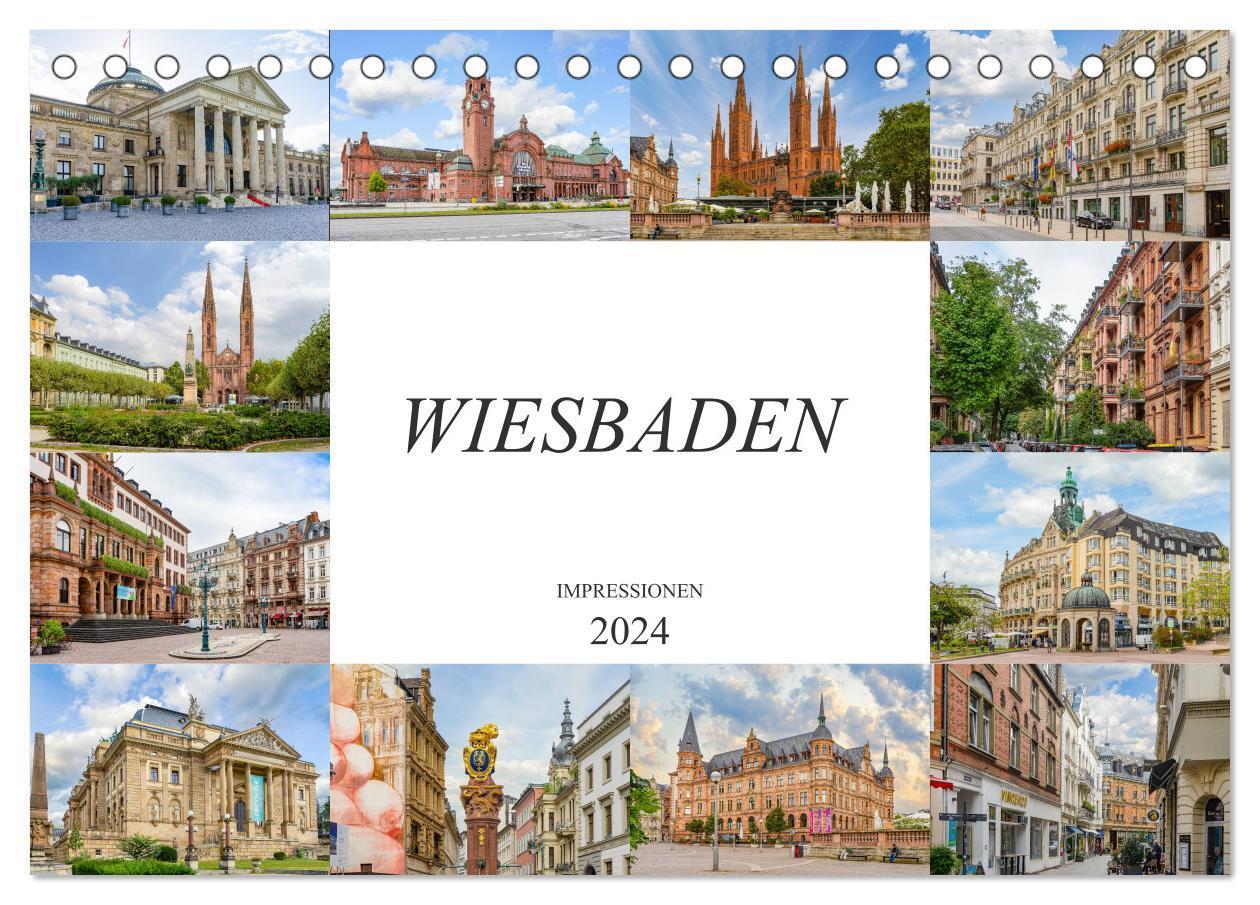 Cover: 9783675856998 | Wiesbaden Impressionen (Tischkalender 2024 DIN A5 quer), CALVENDO...