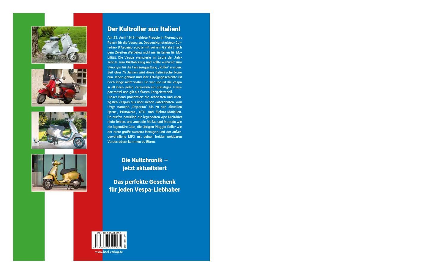 Rückseite: 9783966645867 | Vespa Ape &amp; Co. | Gerhard Siem | Buch | 256 S. | Deutsch | 2023 | Heel