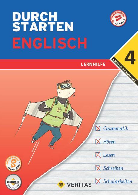 Cover: 9783710137778 | Durchstarten 4. Klasse - Englisch Mittelschule/AHS - Lernhilfe | Buch