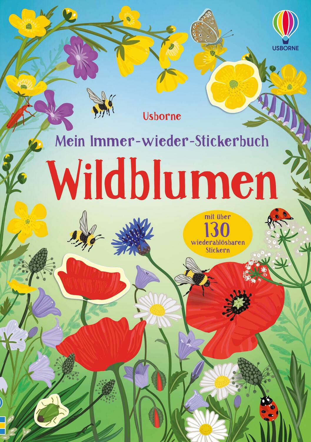 Cover: 9781789418699 | Mein Immer-wieder-Stickerbuch: Wildblumen | Caroline Young | Buch