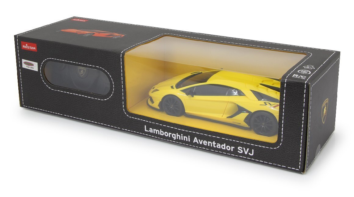 Bild: 4042774452186 | Jamara Lamborghini Aventador SVJ 1:24 gelb 40MHz | Stück | In Karton