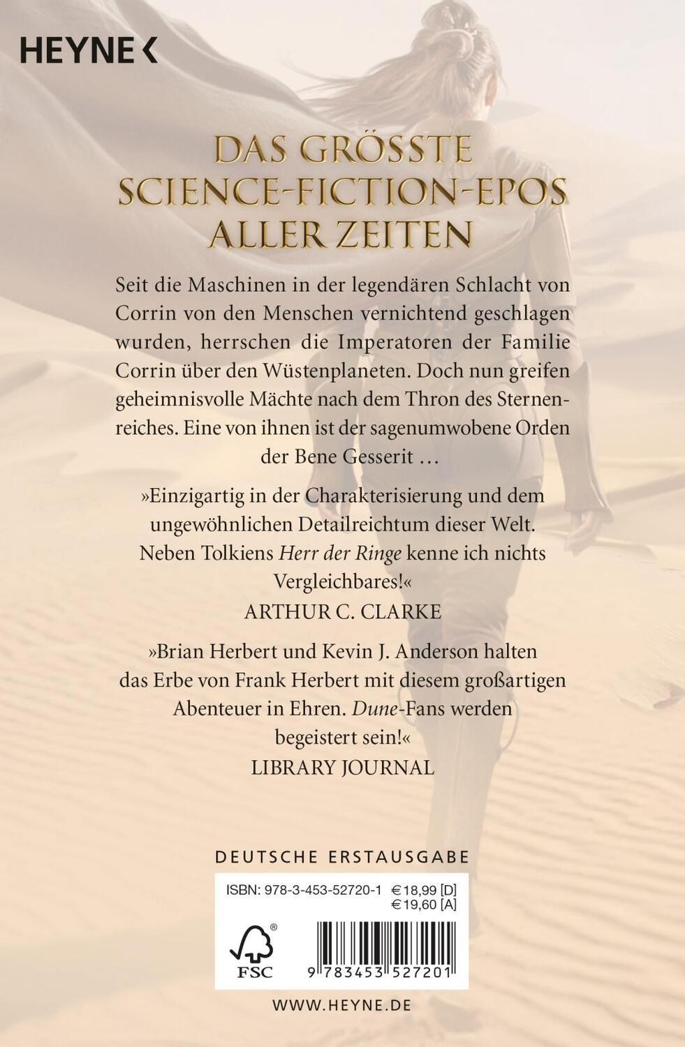 Bild: 9783453527201 | Der Wüstenplanet - Great Schools of Dune 01. Der Thron des...