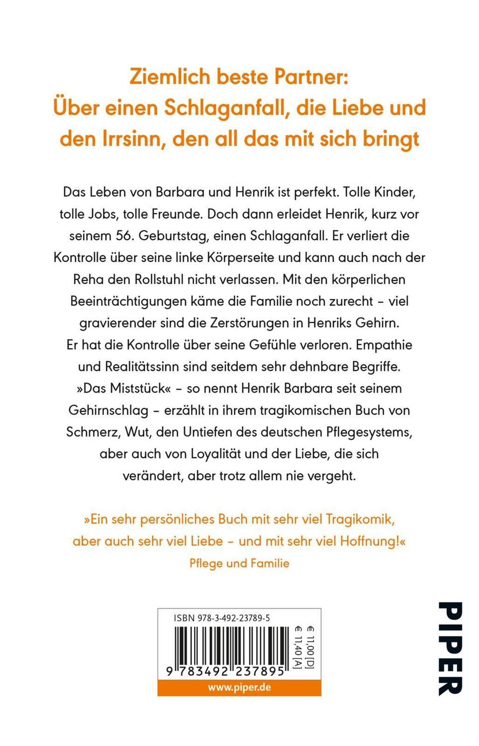 Rückseite: 9783492237895 | Käsekuchen mit Sauerkraut | Barbara Wentzel (u. a.) | Taschenbuch