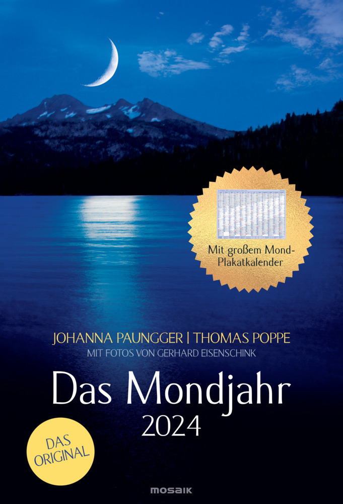 Cover: 9783442319749 | Das Mondjahr 2024 - Wand-Spiralkalender | Johanna Paungger (u. a.)